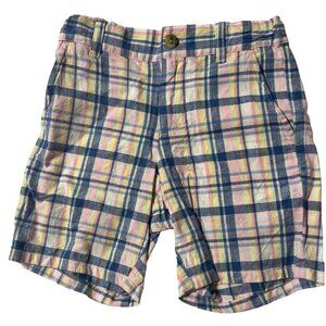 Janie and Jack Gingham Shorts Boys Size 6 Adjustable waist Very gently used cond